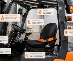 Targoncavezető biztonsága – a legfontosabb védő- és biztonsági berendezések