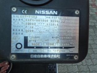 NISSAN P1F1A15D HASZNÁLT TARGONCA